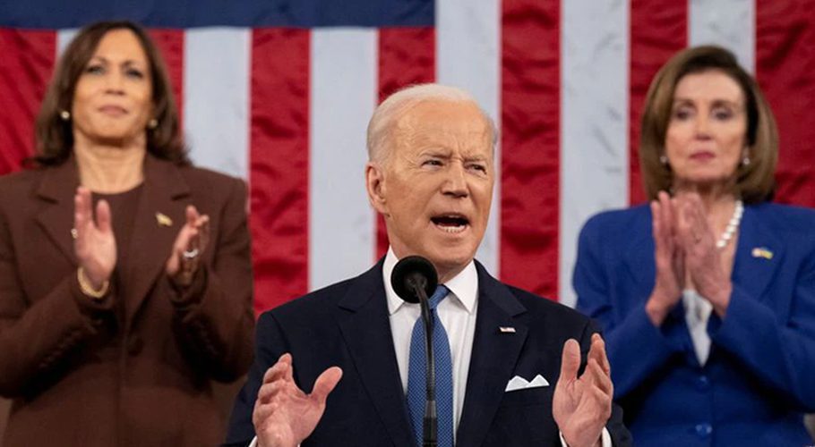 Biden delivered the State of the Union speech to US Congress. Source: Reuters. 