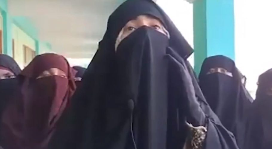 Indian forces sealed the Darul Uloom Khadijatul Kubra seminary. Source: 24 News.