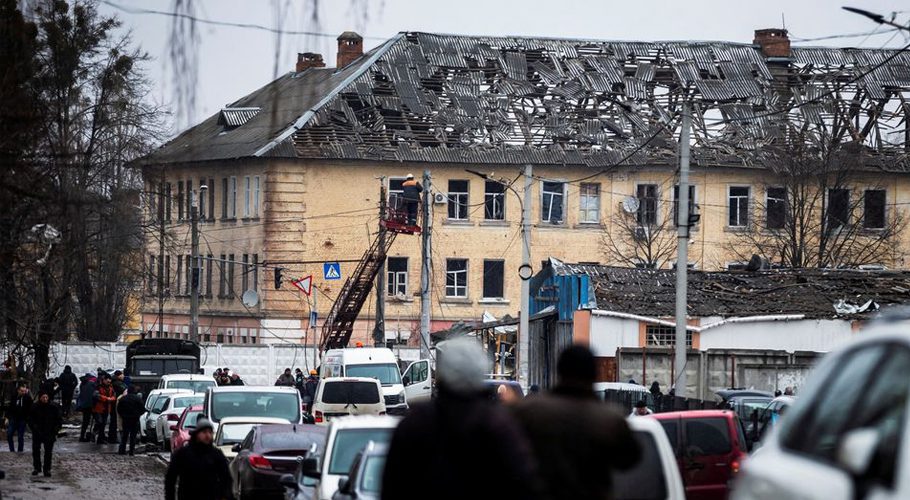 Russian troops were in the centre of the Ukrainian port of Kherson. Source: Reuters.