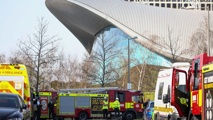 More than 25 people were taken to hospital. Source: Reuters.