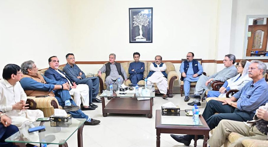 MQM and PTI held a meeting at Parliament Lodge. Source: Radio Pakistan.