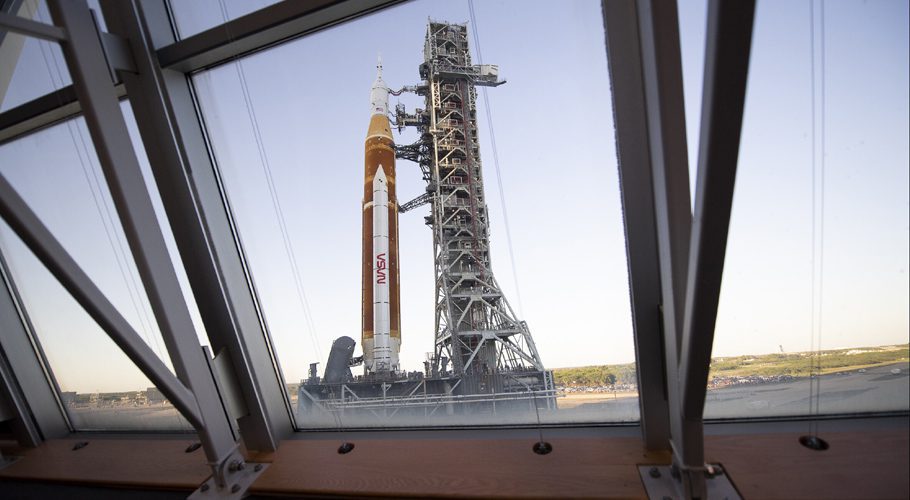 The SLS-Orion cost some $37 billion and has been a decade in development. Source: NASA/Twitter.