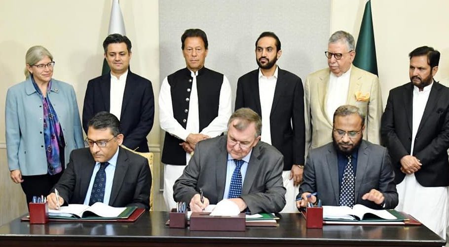 Prime Minister Imran Khan witnessed the signing ceremony