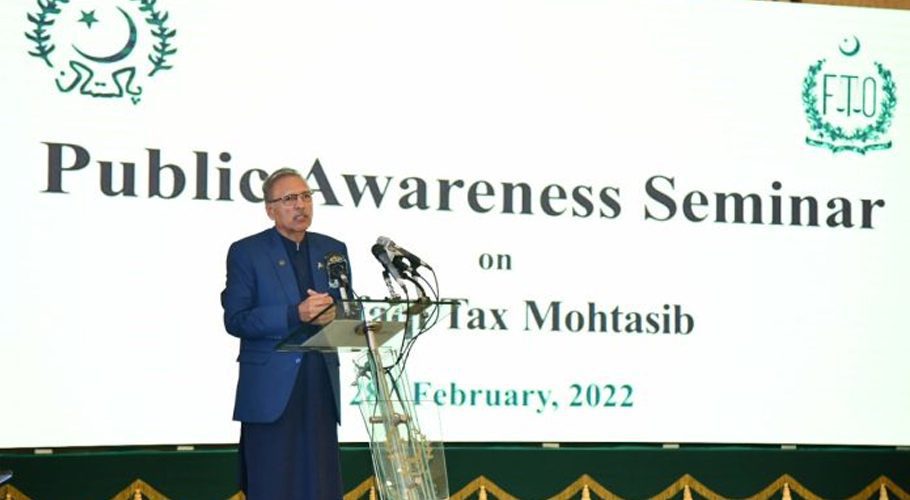 The president was addressing a Public Awareness Seminar on the role of the Federal Tax Ombudsman (FTO). Source: APP/PID.