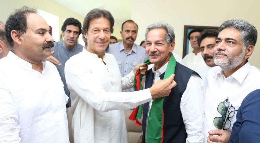 Imtiaz Safdar Warraich joined PTI in 2017. Source: Twitter.