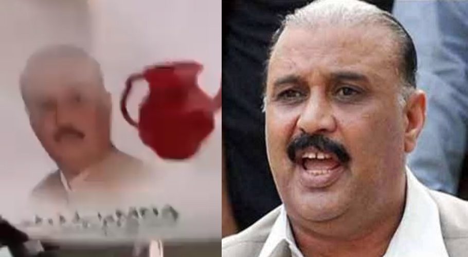 Raja Riaz is among PTI MNAs who have taken refuge at Sindh House. Source: Twitter.