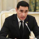 Serdar Berdymukhamedov is commonly referred to as "the son of the nation". Source: Eurasianet.