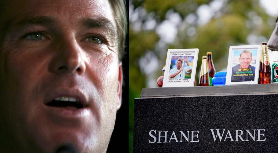 A private funeral was held for Shane Warne in Melbourne. Source: Reuters.