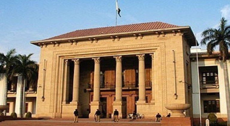 Members of the Punjab Assembly were barred from entering. Gatherings of more than 4 people have also been banned. (Photo: Express Tribune)