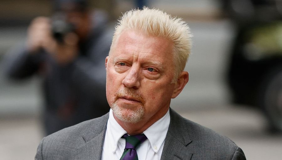 Boris Becker arrives at Southwark Crown Court in London. Source: Reuters.