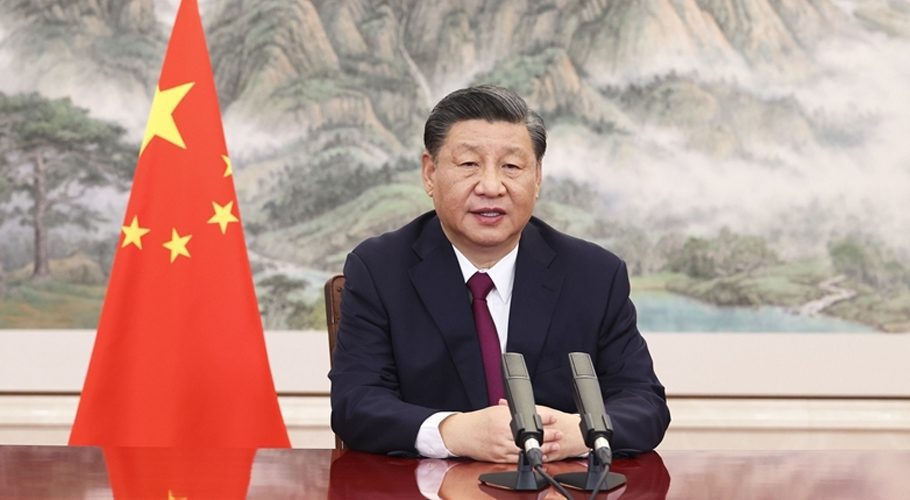 Chinese President Xi Jinping was addressing the annual Boao Asia Forum. Source: CGTN. 