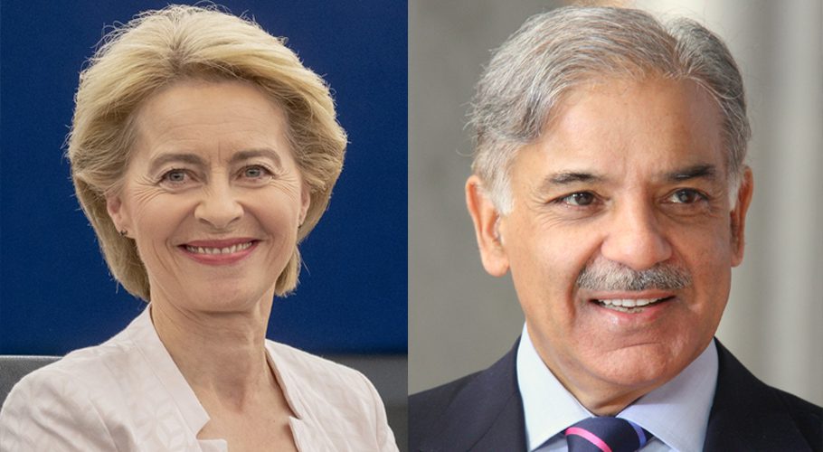 EU President congratulated Shehbaz Sharif on assuming office. Source: Wikipedia. 
