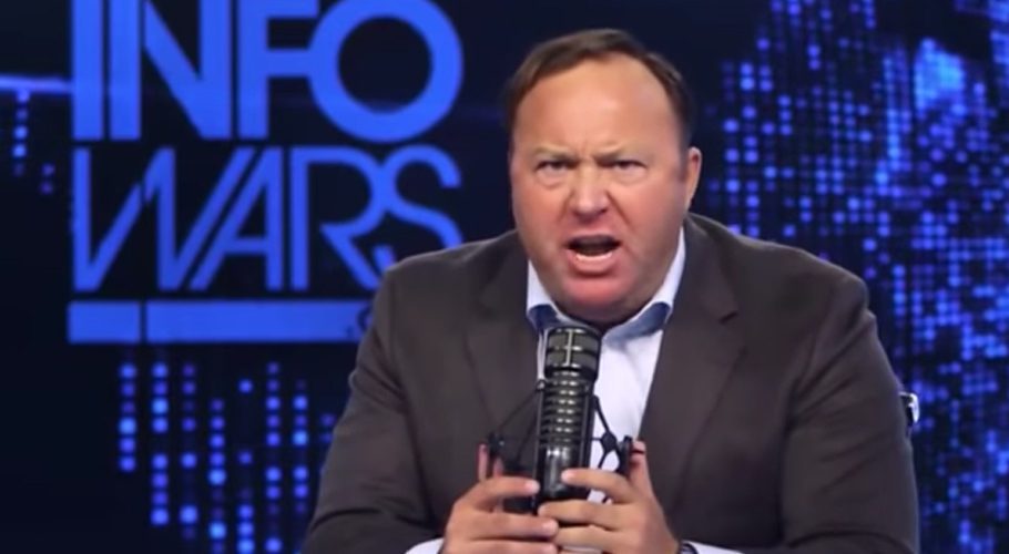 Alex Jones falsely claimed Sandy Hook school massacre was a hoax. Source: Business Insider.