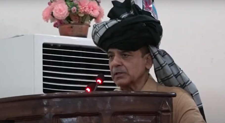 Prime Minister Shehbaz Sharif visited North Waziristan. Source: APP.
