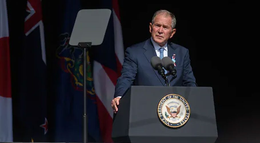 George Bush mistakenly calls Iraq invasion ‘unjustified and brutal’