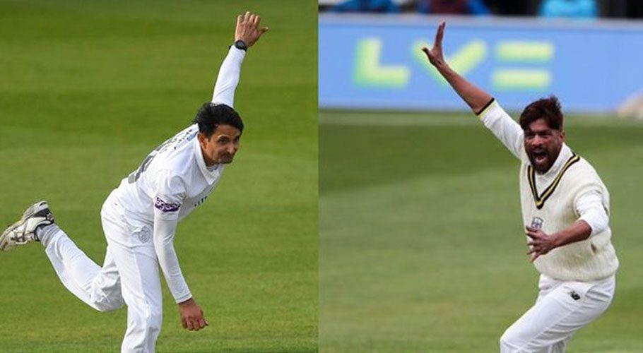 Abbas and Amir star in English county clash