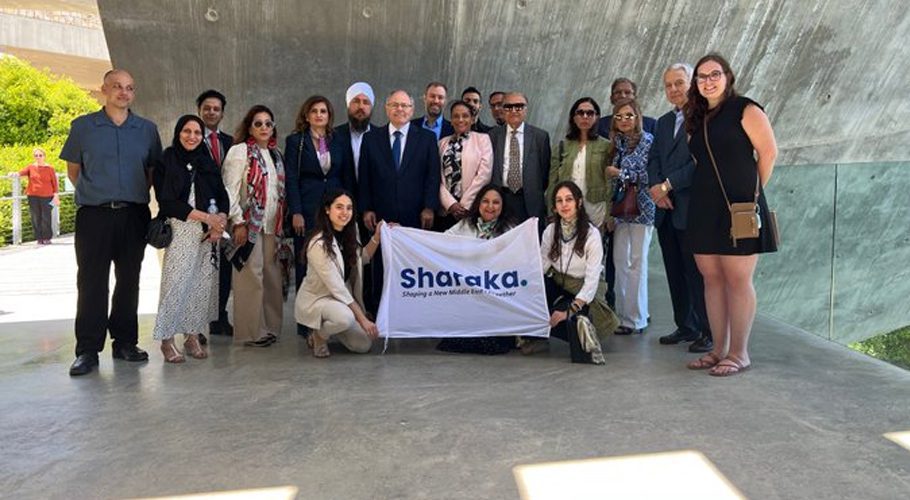 Journalist Ahmed Qureshi was part o the delegation to Israel. Source: Twitter.