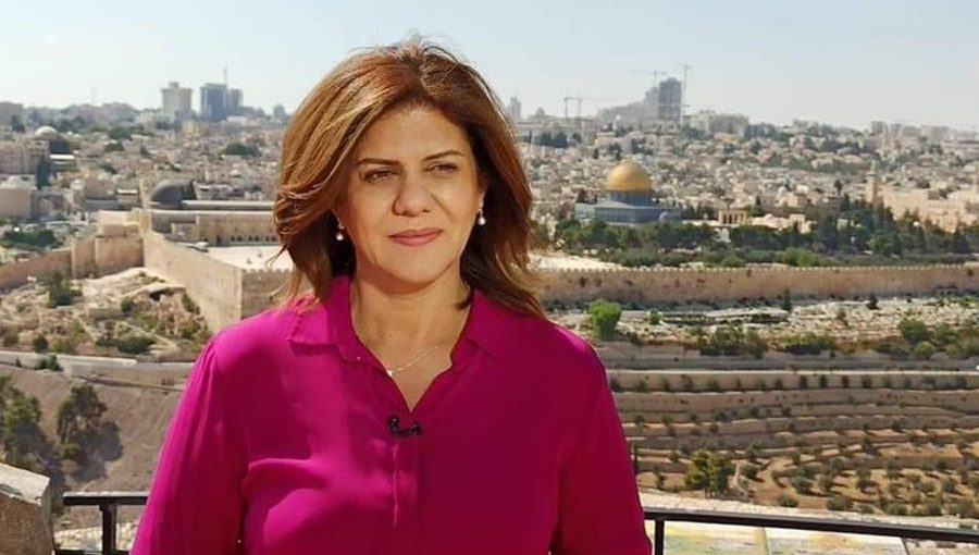 Shireen Abu Aqleh was shot dead by Israeli troops, Source: Twitter.