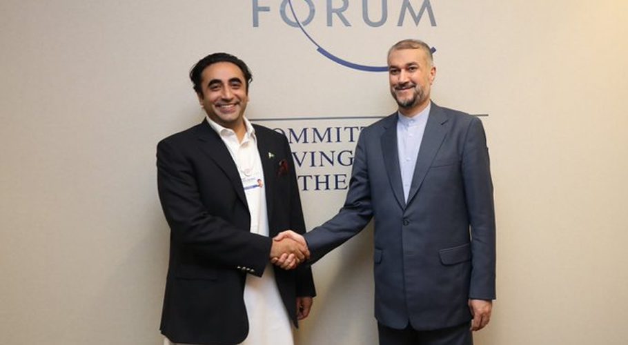 Foreign Minister Bilawal Bhutto Zardari held a meeting with his Iranian counterpart. Source: PID.
