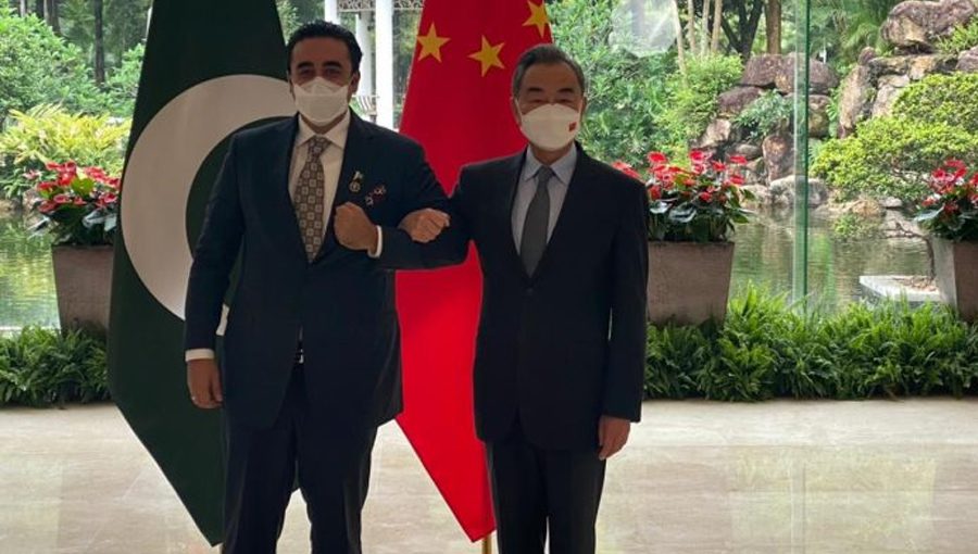 Foreign Minister Bilawal Bhutto Zardari arrived in Guangzhou, China. Source: APP.