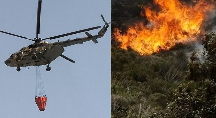 Army and FC helicopters are taking part in the operation. Source: Twitter.