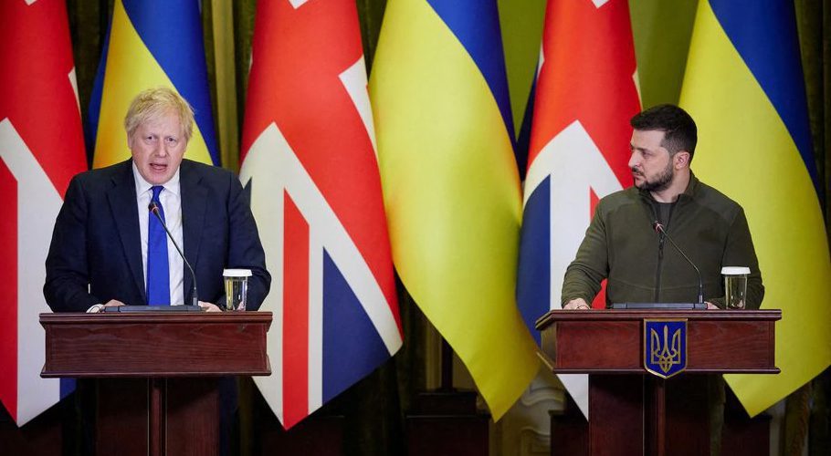 The leaders of the G7 countries will hold their virtual meeting with Zelenskiy. Source: Reuters.