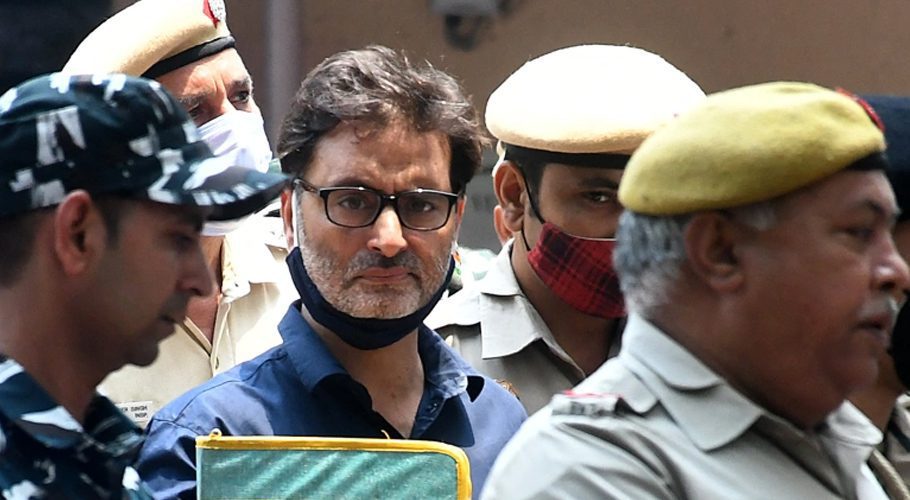Yasin Malik been languishing in New Delhi’s infamous Tihar Jail. Source: Al Jazeera.
