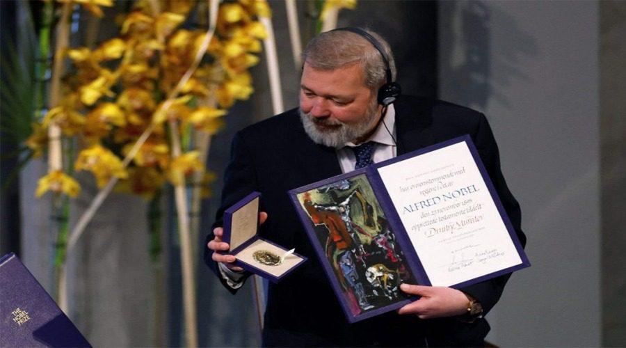 Russian Journalist Nobel Prize Fetches Record $103m for Ukrainian refugees children
