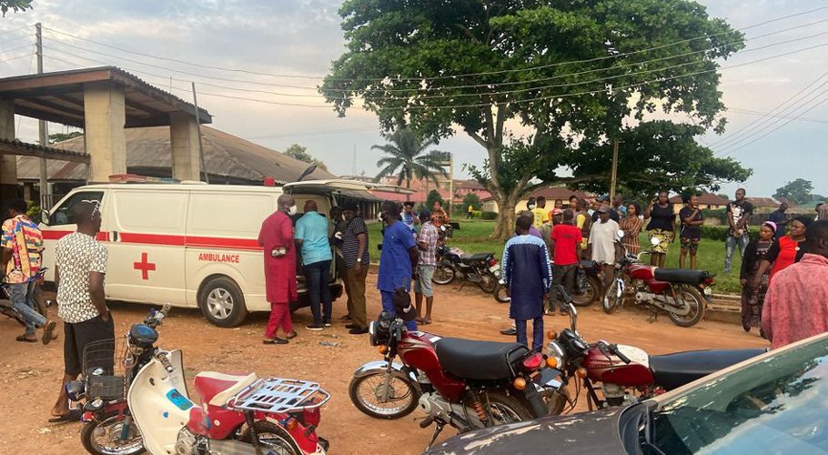 Gunmen attacked a Catholic church in southwest Nigeria. Source: Reuters.