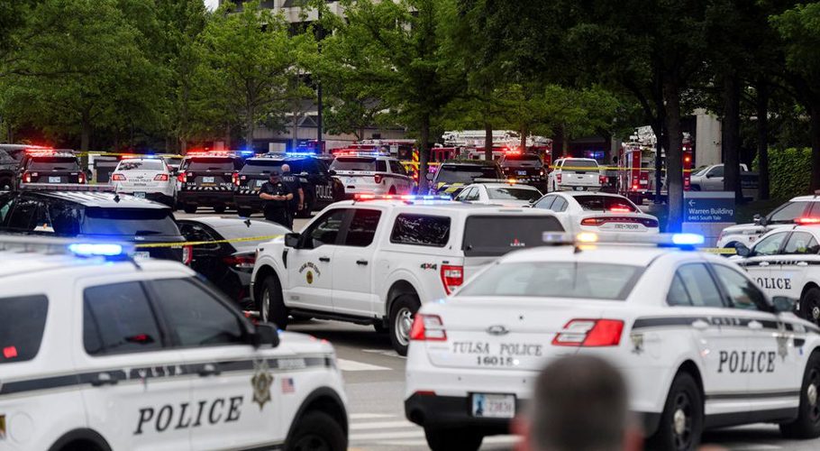 Gunman kills four and fatally shoots himself. Source: Reuters