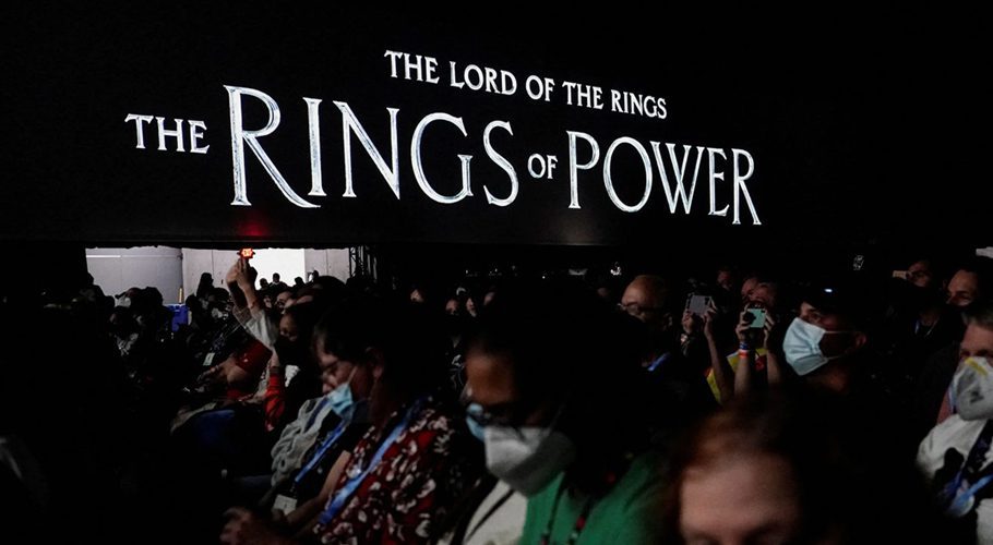 Fans listen to a panel introducing the Prime Video streaming series The Lord of the Rings: The Rings of Power at Comic-Con International in San Diego, California, U.S., July 22, 2022. REUTERS/Bing Guan