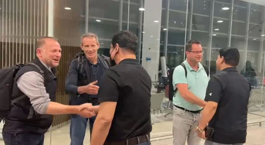 A 4-member delegation of the English Cricket Board has reached Pakistan