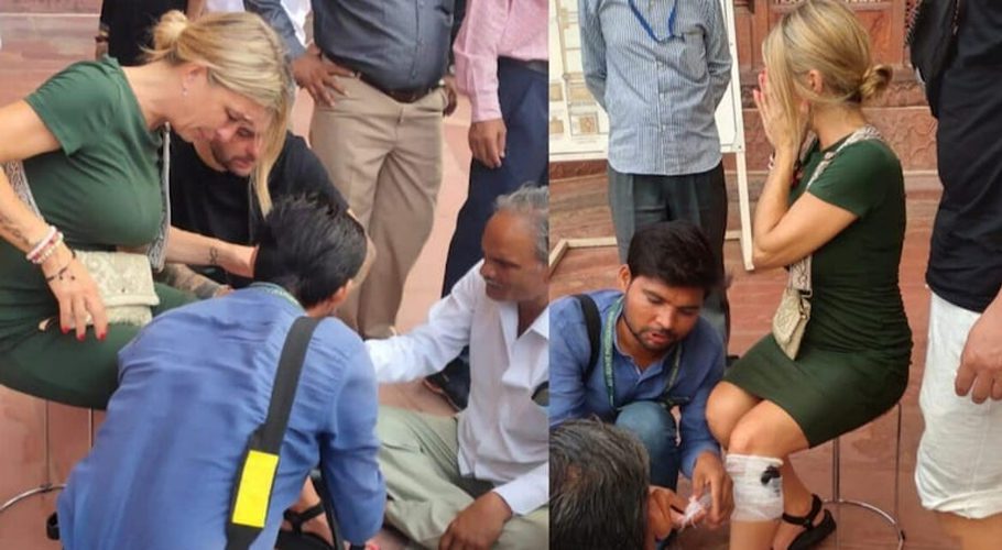 Monkeys attack Spanish tourist inside Taj Mahal