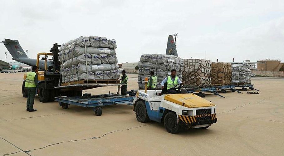 Türkiye has sent four planes loaded with of humanitarian aid to flood-hit Pakistan (Image: anews.com)
