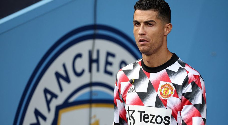 Manchester United's Cristiano Ronaldo before the match against Man City at Etihad Stadium REUTERS/Phil Noble