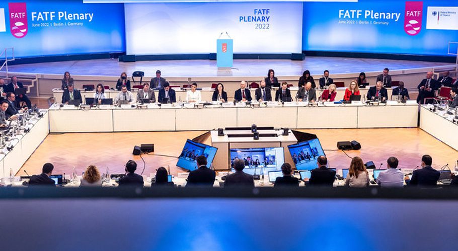 In this file photo taken on June 30, 2022, Financial Action Task Force (FATF) officials are seen on the fourth day of the plenary session in Berlin, Germany. — (Photo courtesy: FATF Twitter)