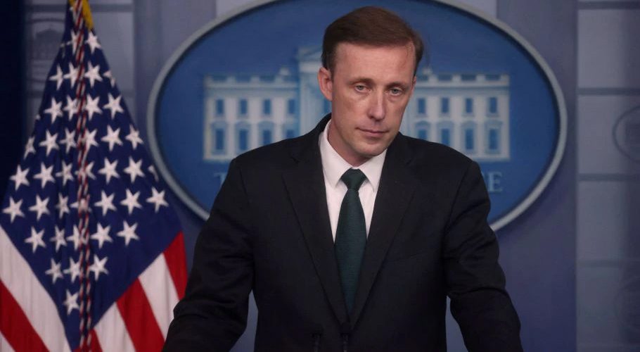U.S. national security adviser Jake Sullivan holds a news briefing at the White House in Washington, U.S., August 17, 2021. REUTERS/Leah Millis/File Photo