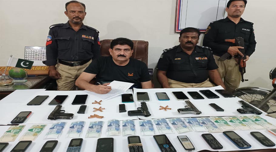 Karachi police arrest three criminals of bandit group from Bilal Colony
