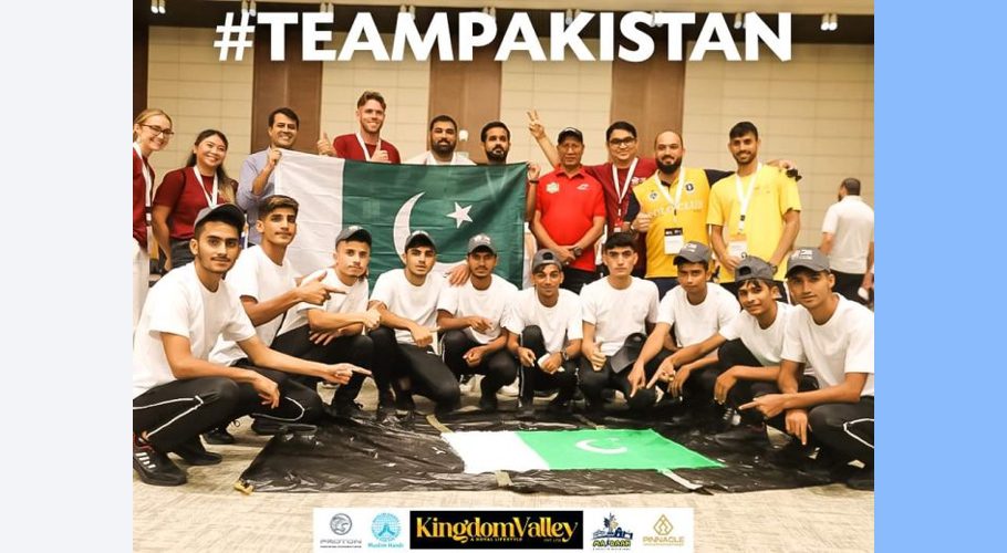 Pakistan loses to Egypt to finish as runners-up in Street Child Football World Cup. (APP)