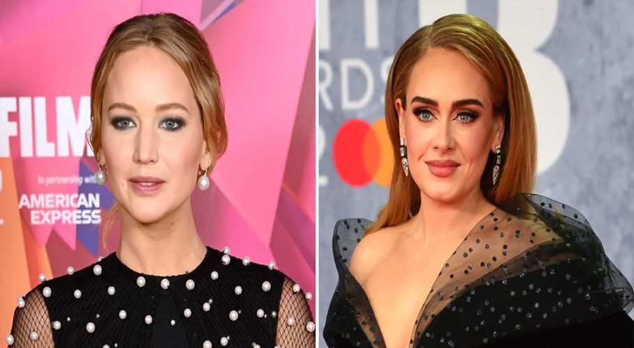 Jennifer Lawrence, Adele (Getty Images)