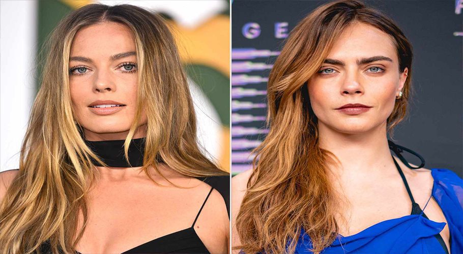 Margot Robbie (L); Cara Delevingne. PHOTO: KARWAI TANG/WIREIMAGE; MATT WINKELMEYER/GETTY
