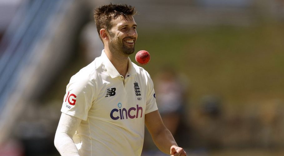 West Indies v England - Sir Vivian Richards Stadium, Antigua, Antigua and Barbuda - March 10, 2022 England's Mark Wood reacts Action Images via Reuters/Jason Cairnduff (File)