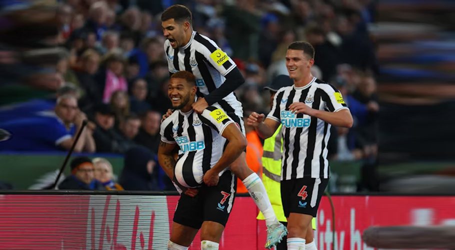 Newcastle move up to second place in the Premier League standings with that emphatic win and are now just four points from league-leaders Arsenal - albeit the Gunners have played two fewer games. (Reuters)
