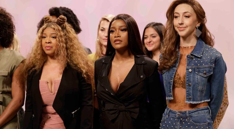 Punkie Johnson, "Saturday Night Live" host Keke Palmer, and Heidi Gardner during the “Drake PSA” sketch on December 3, 2022.
Will Heath/NBC