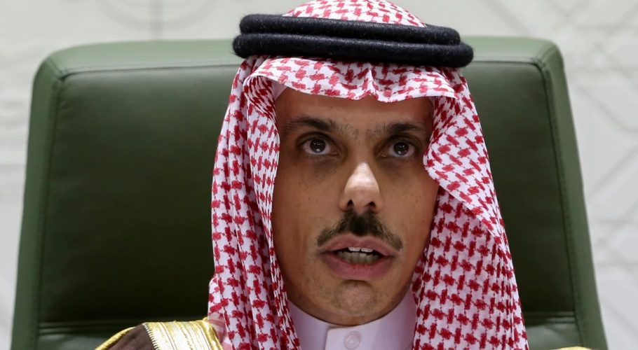Saudi Minister of Foreign Affairs Prince Faisal bin Farhan Al-Saud. (REUTERS)