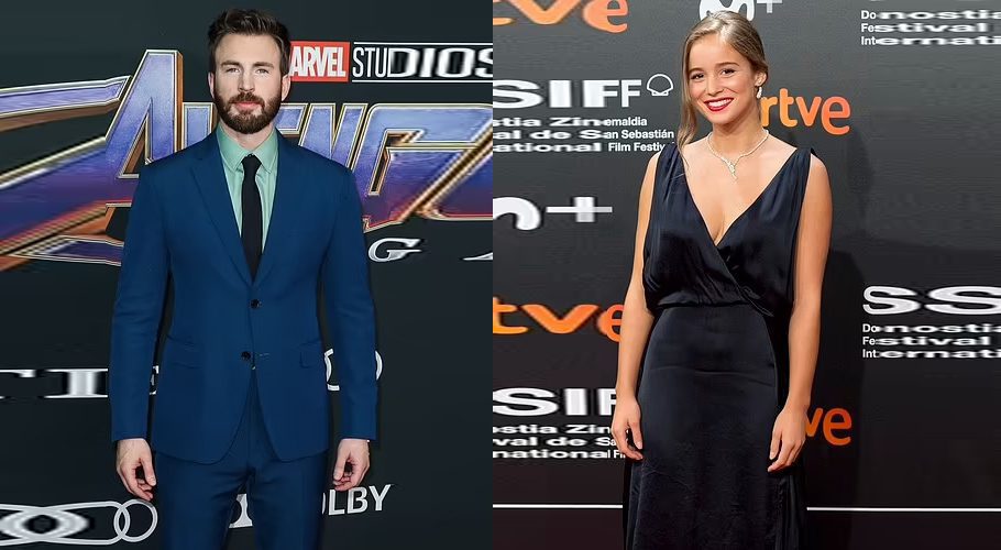 Chris Evans and Alba Baptista (Image: Getty Images/Press Agency Nur Photo Shutterstock)