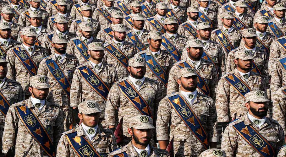 Members of Iran's Islamic Revolutionary Guard Corps. (Iranian Presidency/AFP/Getty)