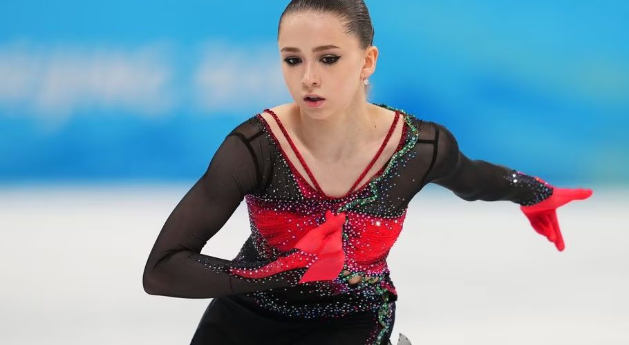 Figure Skating - Women Single Skating - Free Skating - Capital Indoor Stadium, Beijing, China - February 17, 2022. Kamila Valieva of the Russian Olympic Committee in action. REUTERS/Aleksandra Szmigiel