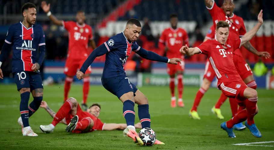 Kylian Mbappe has scored three goals in two appearances at Bayern Munich's Allianz Arena for PSG / Matthias Hangst/GettyImages