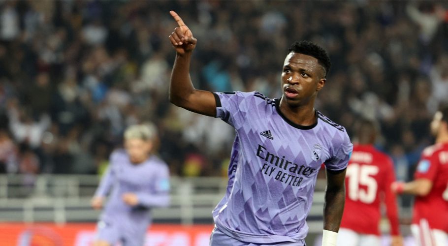 Vinicius Junior starred as Madrid reached another Club World Cup final.
(AFP0